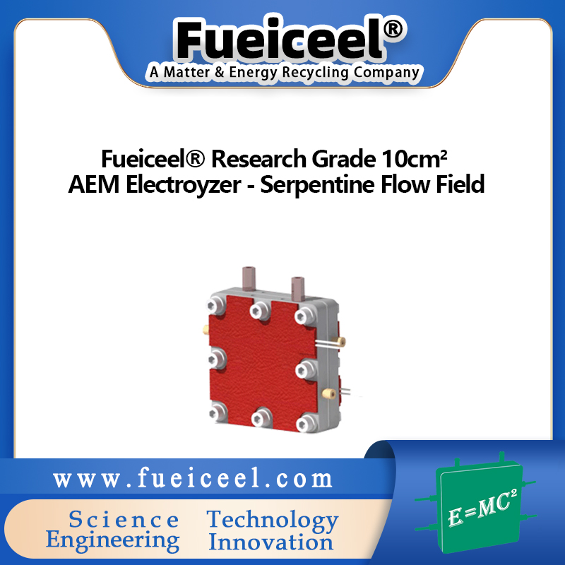 Fueiceel&reg Research Grade 10cm<sup>2</sup> AEM Electroyzer - Serpentine Flow Field