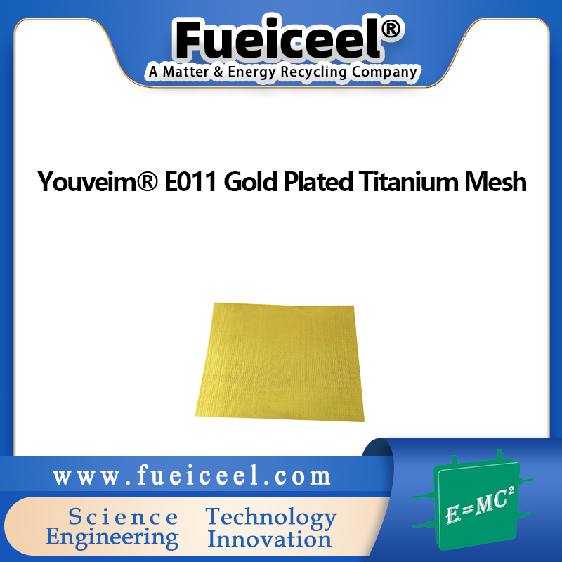 Youveim&reg E011 Gold Plated Titanium Mesh