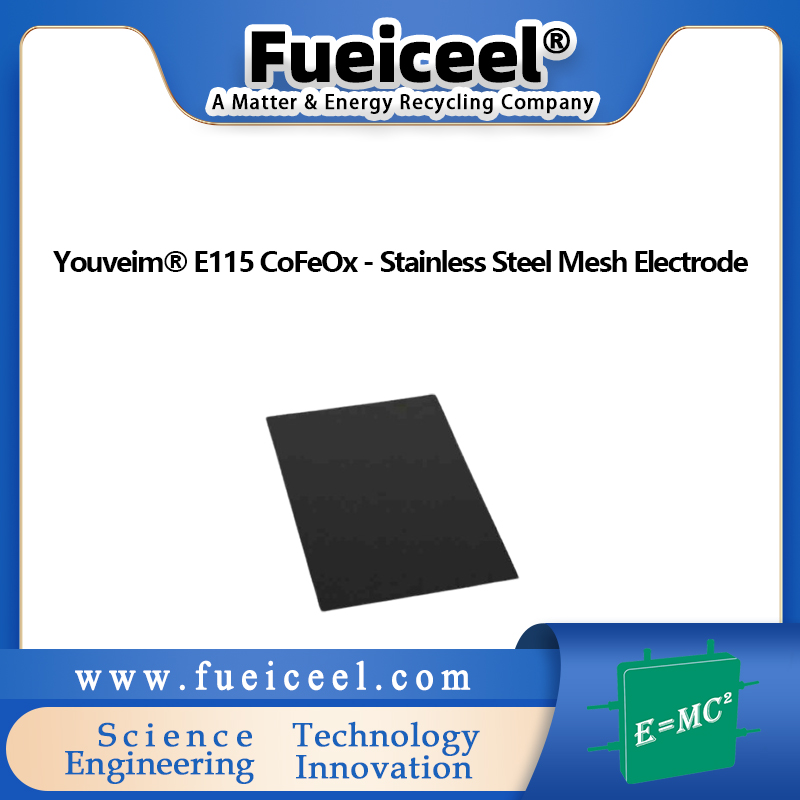 Youveim&reg E115 CoFeOx - Stainless Steel Mesh Electrode