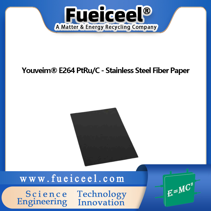 Youveim&reg E264 PtRu/C - Stainless Steel Fiber Paper