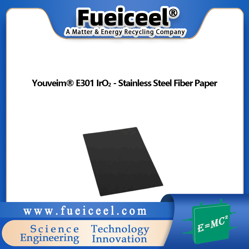 Youveim&reg E301 IrO<sub>2</sub> - Stainless Steel Fiber Paper