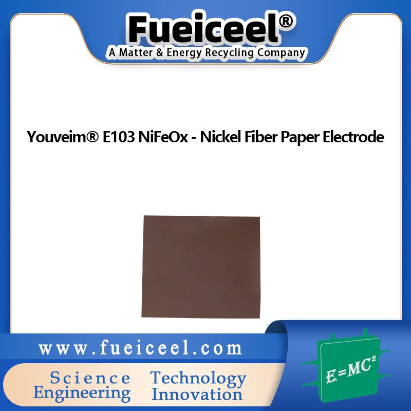 Youveim&reg E103 NiFeOx - Nickel Fiber Paper Electrode