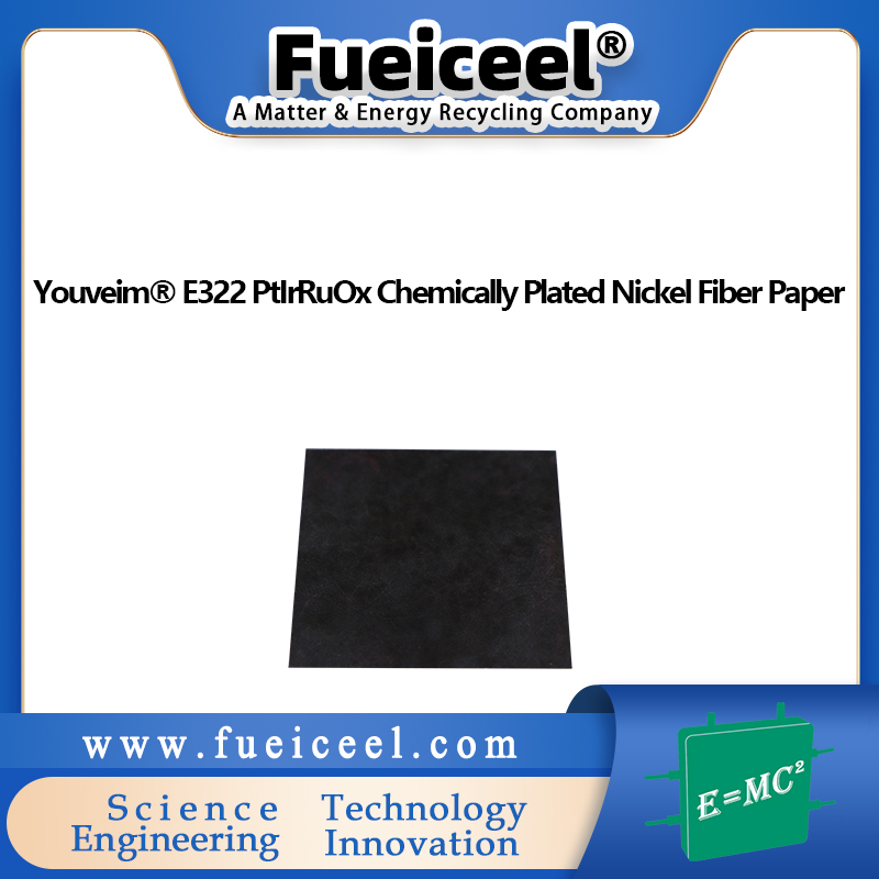 Youveim&reg E322 PtIrRuOx Chemically Plated Nickel Fiber Paper