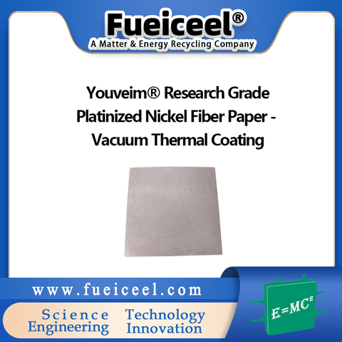 Youveim&reg Research Grade Platinized Nickel Fiber Paper - Vacuum Thermal Coating