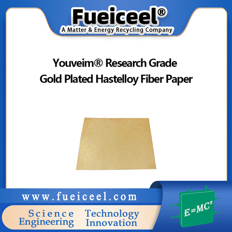 Youveim&reg Research Grade Gold Plated Hastelloy Fiber Paper