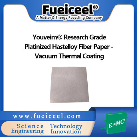 Youveim&reg Research Grade Platinized Hastelloy Fiber Paper - Vacuum Thermal Coating