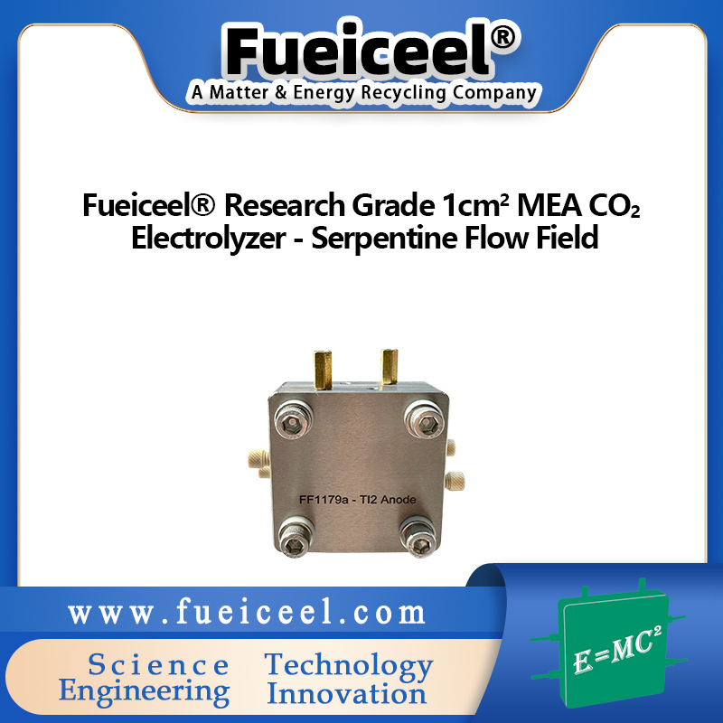 Fueiceel&reg Research Grade 1cm<sup>2</sup> MEA CO<sub>2</sub> Electrolyzer  - Serpentine Flow Field