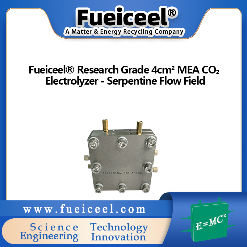 Fueiceel&reg Research Grade 4cm<sup>2</sup> MEA CO<sub>2</sub> Electrolyzer  - Serpentine Flow Field