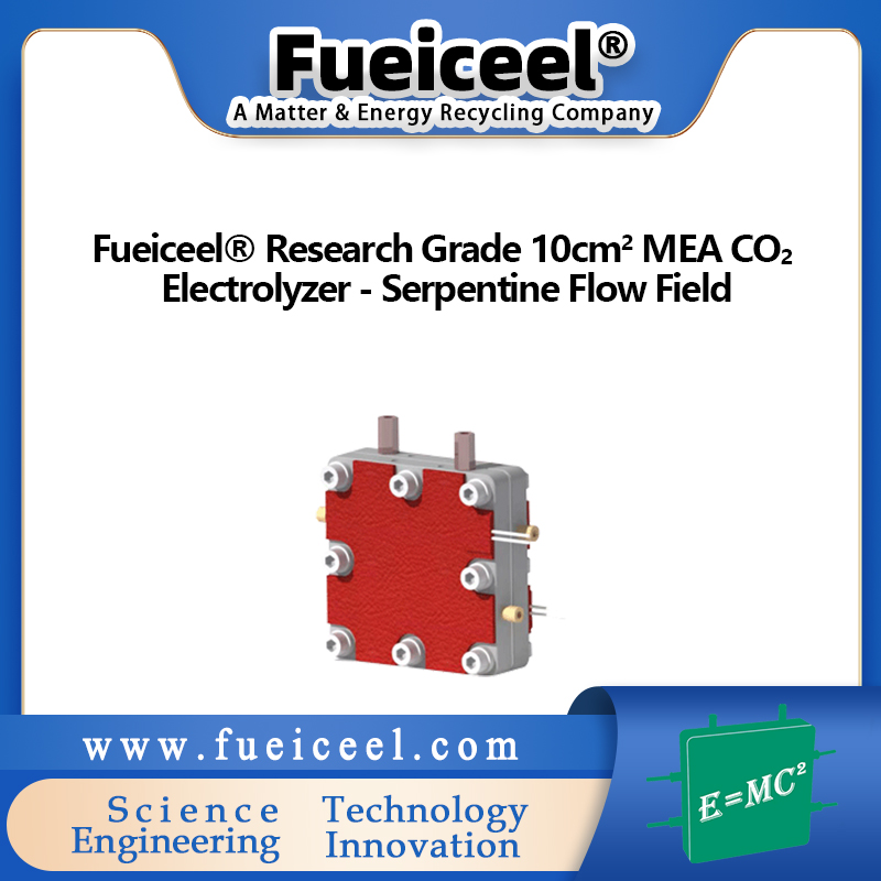 Fueiceel&reg Research Grade 10cm<sup>2</sup> MEA CO<sub>2</sub> Electrolyzer  - Serpentine Flow Field