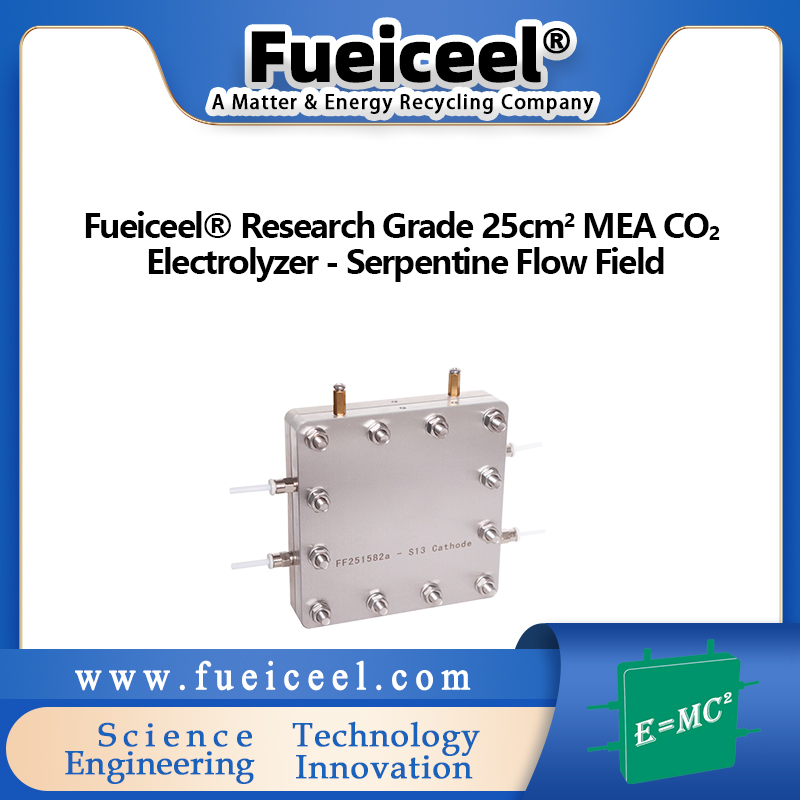 Fueiceel&reg Research Grade 25cm<sup>2</sup> MEA CO<sub>2</sub> Electrolyzer  - Serpentine Flow Field