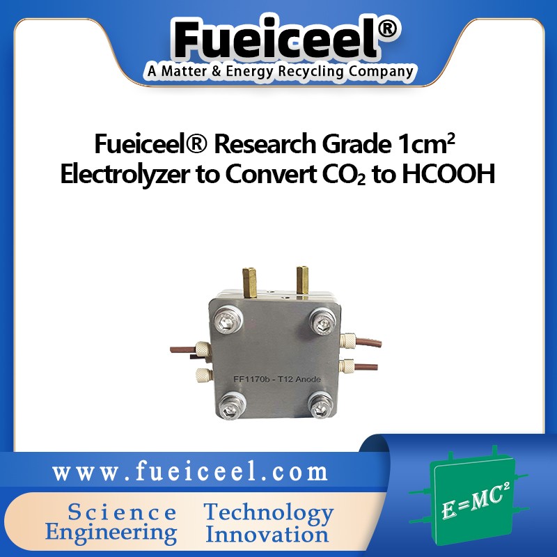Fueiceel&reg Research Grade 1cm<sup>2</sup> Electrolyzer to Convert CO<sub>2</sub> to HCOOH