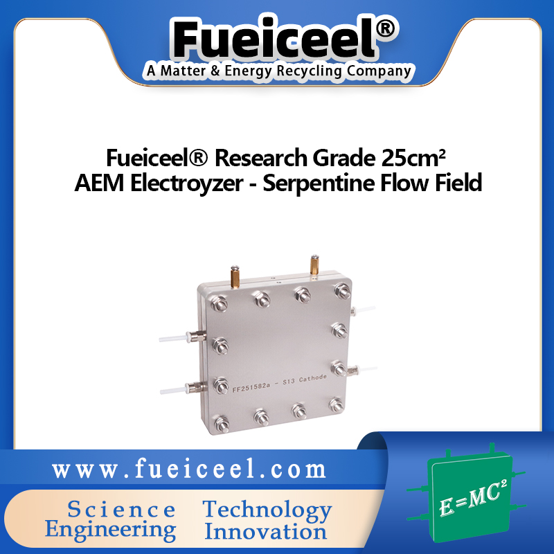 Fueiceel&reg Research Grade 25cm<sup>2</sup> AEM Electroyzer - Serpentine Flow Field